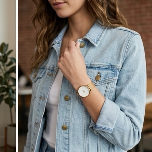 Signature by Levi Strauss | Light Wash Denim Jacket | Size Small - Picture 2 of 4